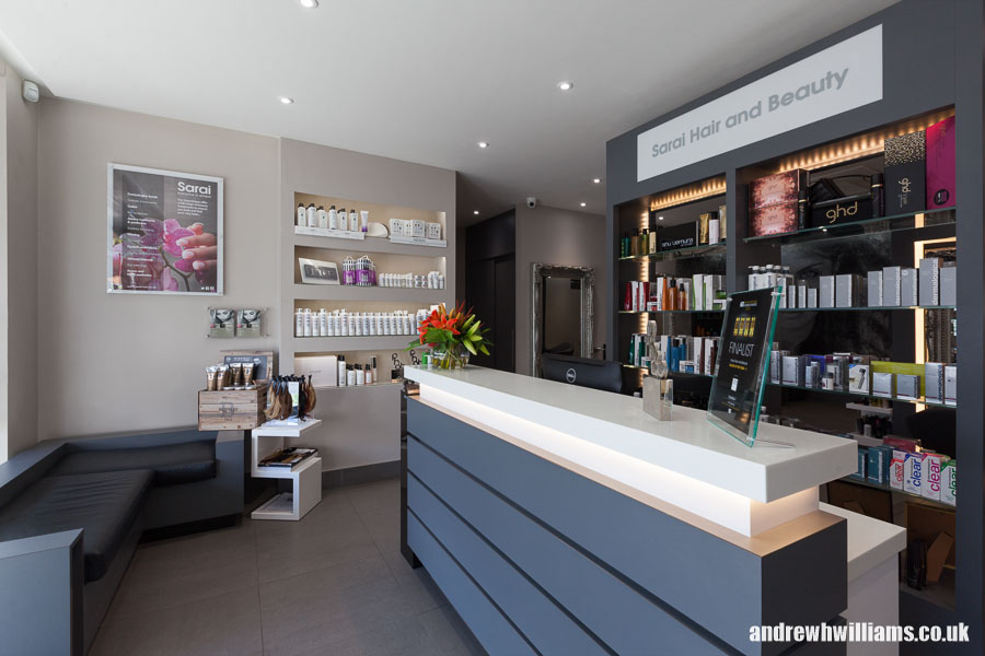 Salon interior photography