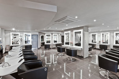 Salon interior photography