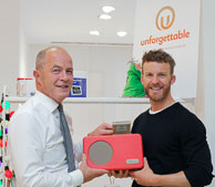 Cormac Tobin CEO Lloyds Pharmacy and James Ashwell, Founder Unforgettable