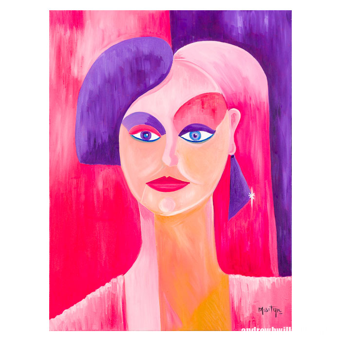 Painting on canvas - Colour correct and ready for print. For: Contemporary Artist - Martyn Royce